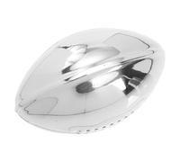 CIYODO Pierre Glaçante en Acier Inoxydable Forme Rugby pour Whisky, Glaçon Réutilisable sans Bavure, Robuste, pour Bar et Maison