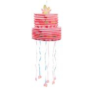 CIYODO Piñata Mini Présent Colorée pour Garçon et Filles, Jouet à Casser en Papier, Décoration Fête Anniversaire, Jeu Extérieur Ludique, Rose, pour Anniversaire et Soirées Festives