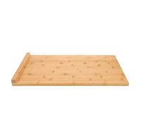 CIYODO Planche à Découper Ultra Grosse 50 X 30 Cm en Bois Solide avec Rebord, Multifonction Cuisine, Compatible Lave-vaisselle, Billot de Boucher et Planche à Pâtisserie pour Préparation