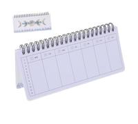 CIYODO Planificateur Hebdomadaire Compact Multi-fonction avec Reliure Spirale Organiseur Portable pour Étudiants et Professionnels Carnet de Notes Résistant avec Couverture Solide et