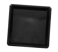 CIYODO Plaque de Four Émaillée Noire Acier Lèchefrite Antiadhésive pour Cuisson de Pizzas et Gâteaux pour Restaurants et Services Traiteur