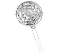 CIYODO Plat à Tajine en Acier Inoxydable Argenté, Diffuseur de Chaleur Rond Antidérapant et Résistant pour Cuisinière Électrique, Accessoire Léger Cuisine