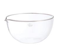 CIYODO Plat Évaporateur Verre avec Bec Verseur Résistance Thermique Surface Étendue pour Laboratoire École et Usage Domestique