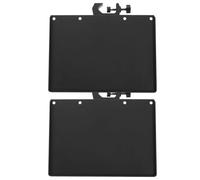 CIYODO Plateau De Son En Abs - Support De Micro Et Téléphone Portable - Plateau De Rangement Durable 24x17.5cm - Idéal Pour Accessoires Et Équipements Audiovisuels (2 Unités)