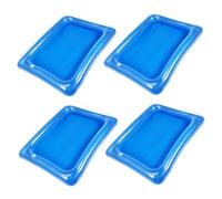 CIYODO Plateaux de Service à Glace Gonflables 4Pcs Bar de Service en PVC et Portable pour Intérieures et Extérieures Barbecue Anniversaire