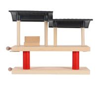 CIYODO Plateforme de Jeu en Bois pour Circuit de Train Accessoire Portable Léger pour Garçon et Filles Garçon Fille Scène Ferroviaire DIY et Extérieur