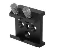 CIYODO Platine de Support à Queue d'aronde pour Télescope Astronomique, Base en Alliage D'aluminium Noire avec Monture Filetée 1/4, Accessoire Compact et Portable pour Fixation Stable