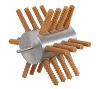 CIYODO Plumeuse de Volaille Portable Semi-Automatique 24 Doigts en Acier Inoxydable pour Poulets, Canards et Oies - Machine à Plumer Volailles pour Exploitation Agricole et Usage