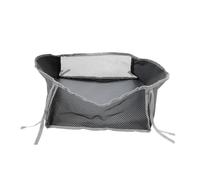 CIYODO Pochette de Rangement Sous Siège pour Fauteuil Mobile Organiseur Étanche Polyester Gris Grand Espace de Stockage Pratique et Léger Accessoires pour Fauteuil Pliant et Déambulateur