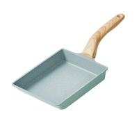 CIYODO Poêle Tamagoyaki Japonaise Antiadhésive Carrée Revêtement Résistant Chaleur Compatible Gaz Induction Électrique Pour Omelettes Sandwiches et Bacon