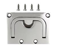 CIYODO Poignée Encastrée Carrée en Acier Inoxydable pour Trappe de Bateau, Loquet Robuste pour Panneau de Pont et Cabine