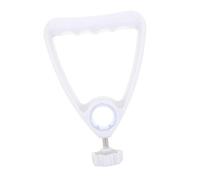 CIYODO Poignée pour perfusion intraveineuse blanche avec fixation universelle compatible potence 25/30 mm, accessoire pour pied à perfusion acier inoxydable pour soins infirmiers