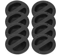 CIYODO Poignées Encastrées Haut-Parleur 8 Pièces en ABS Rondes 146X38 MM pour Réparation Audio et Montage Affleurant