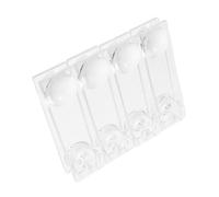 CIYODO Poignées Transparentes Compatibilité Lot de 4 en Plastique Matériau Robuste Accessoires pour Traitements de Fenêtres pour Stores à Rouleau