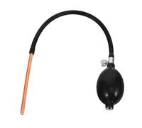 CIYODO Pompe à Sucre Soufflée Manuelle Tube Prolongateur en Cuivre Noir, Valve Réglable pour Contrôle De Pression d'air, Outil Léger Et Portable pour Décoration De Fondant Et Création De Bonbons