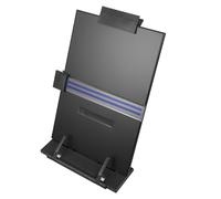 CIYODO Porte-Documents de Bureau Réglable Noir en Fer et Plastique Règle Amovible, Support D’Apprentissage Lecture Léger, Pupitre pour Documents et Livres, pour Bureau, École et Maison