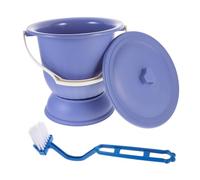 CIYODO Pot de Chambre Anti-odeur avec Couvercle Urinoir Plastique pour Garçon Fille et Adultes Pot de Nuit Pratique Couleur Aléatoire Couleur Aléatoire