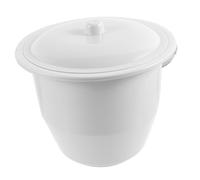 CIYODO Pot de Chambre Portable avec Couvercle Seau Urine Stable Plastique Épais Urinoir de Chevet Réutilisable pour Garçon Fille et Adultes Isolation des Facile à Nettoyer Usage