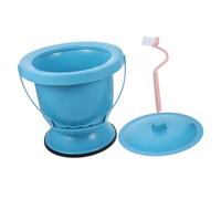 CIYODO Pot de Lit Portable Plastique avec Couvercle Urinal Domestique Étanche pour Garçon Fille Femmes Enceintes et Personnes Âgées Siège Toilette Pratique et Facile à Nettoyer