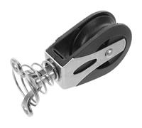 CIYODO Poulie Marine en Acier Inoxydable et Nylon, Petite Poulie à Corde Pivotante Simple, Taquet de Câble Robuste pour Bateau, Voilier, Kayak et Matériel de Navigation de Plaisance