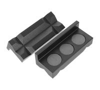 CIYODO Protection Mâchoires Étau Alliage Métallique avec Aimant Coussinets Antidérapants Mini pour Fixation Stable Connecteurs Huile Protège Pincement Compatible Établi et Travaux