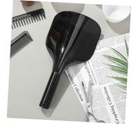 CIYODO Protection Visage la Brume de Spray Capillaire avec Poignée Écran Facial Noir pour Salon de Coiffure Protège Teintures et Éclaboussures Huile Bouclier Hygiénique pour Barbier