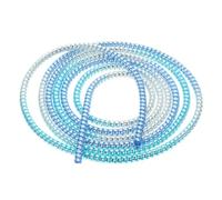 CIYODO Protège-câble Spirale Coloré 1,4 m pour Téléphone Protecteur De Câble Téléphonique Anti-Morsure Animaux Gaine De Cordon Flexible pour Protection Solide