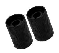 CIYODO Protège-Embout Protection de Queue de Billard en TPU Noir, Lot de 2 Pièces l'usure pour Embout et Talon, Billard Sportif