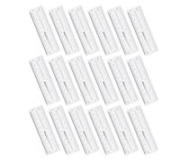 CIYODO Règle Souple Transparente en Plastique pour Ongles, Outil de Mesure Précis pour Capsules, 20 Pièces, pour Artistes Professionnels et Salons Occupés