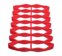 CIYODO Revêtement de Boîte aux Lettres en Silicone Rouge Étanche, Insert Accessoire Réglable Bac de Récupération pour Boîte aux Lettres Extérieure, Protection L'Humidité Éclaboussures