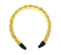 CIYODO Rhinestone Jeweled Headband For Women Lightweight Wide Hairband With Sparkly Crystal Beads Elegant Hair Accessory For Wedding Birthday Party