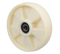 CIYODO Roulettes Pivotantes Nylon avec Roulements à Billes pour Transpalette Manuel Roues Résistantes à Usure Du Bruit Direction Facile pour Chariots de Manutention