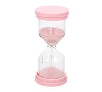 CIYODO Sablier De Bureau Décoratif Verre Et Minuteur De Sable pour Et Cuisine Accessoire Élégant Et Pratique pour Garçon Fille Et Adultes Couleur Rose