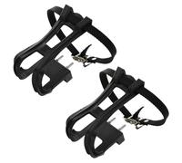 CIYODO Sangle de Pédale de Vélo Accessoires Nécessaires Antidérapante en Plastique Noir, Résistante à l'usure Cyclisme Pédales de Course