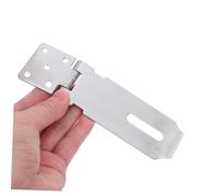 CIYODO Serrure à Loquet Acier Inoxydable Renforcé avec Hasp et Cadenas Verrou de Sécurité Étanche pour Portes Portails Placards et Coffres Verrouillage Robuste pour Usage Intérieur et