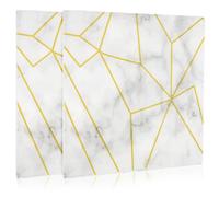 CIYODO Serviettes en Papier Marbré Décoration de Table Raffinée en Papier Blanc 2 Paquet Saines et Élégantes pour Invités pour Banquet et Hôtel