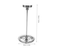 CIYODO Set Complet Filtre Cafetière Acier Inoxydable avec Poignée Ergonomique Entretien Facile Compatible Filtre Expresso Permanent et Amovible pour Machine à Café