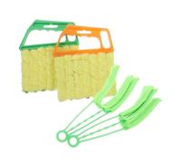 CIYODO Set de Brosses Nettoyantes Multi-usages pour Stores Ventilateurs et Conduits Air Outil pour Poussière sur Lamelles Volets de Climatisation et Aérateurs de Voiture Nettoyage Précis
