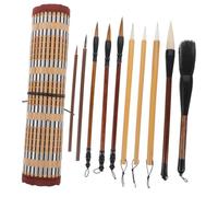 CIYODO Set de Pinceaux Calligraphie Chinoise à Pointe Fine Stylo Encre Traditionnel pour Peinture et Artistique Adapté Débutants et Artistes Polyvalents