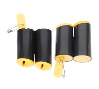 CIYODO Sifflet à Pigeon Professionnel Portable, Lot De 2, Ultra Léger Abs, Petit Sifflet d'exercice pour Entraînement Extérieur, Réglage du Volume, Accessoire D'entraînement Pratique