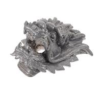 CIYODO Sortie Fontaine Murale Pierre Grise Décor Cascade Extérieure pour Jardin et Villa Bec Fontaine Murale Résistant Décorative Espace Extérieur