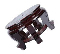 CIYODO Stand de Statue de Bouddha Plantes d'intérieur Support Plantes Interieur Support de Casserole Wood Plant Stand Coffee