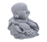 CIYODO Statue Bouddha Rieur pour Aquarium Sculpture Décorative Naturelle pour Paysage sous-Marin Ornement Asiatique Polyvalent pour Jardin et Bonsai