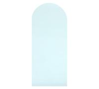 CIYODO Sticker Mural Tableau Blanc Autocollant Effaçable à Sec D'arche, Petit Format S 101x41 Cm, Surface Lisse Réutilisable, Adhésif Amovible pour Bureau, Maison et Salle de Classe