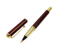 CIYODO Stylo Pinceau Métal pour Calligraphie Aquarelle Rechargeable Pointe Souple Dessin et Esquisse Outil Traditionnel Chinois pour Artistes et Amateurs