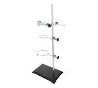 CIYODO Support de Laboratoire en Fer Base Solide, Kit Chimiste Pratique pour Expérience de Chimie, Support de Retort Standard pour Usage en Laboratoire