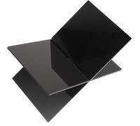 CIYODO Support de Lecture Multifonction en Acrylique Noir, Grand Format 15x31 Cm, Épaisseur 4 Mm, Pupitre de Lecture Amovible pour Bureau et Maison, Support de Livre, Accessoire