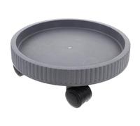 CIYODO Support de Plante Roulant Rond avec Roues Plateau Renforcé pour Pots de Fleurs Lourds Mobilité Facile pour Jardinières Intérieures et Extérieures Support Stable avec Rebord