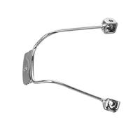 CIYODO Support de Plaquette Nasale Antidérapant en Acier Inoxydable Argenté, Accessoire de Nez pour Lunettes Design Créatif, Ajustement Sécurisé pour Porteur et Lunettes