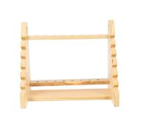 CIYODO Support de Tube à Essai Bois Trapezoïdal Multifonctionnel Porte-éprouvette et Portable pour Laboratoire et Hôpital Rack de Rangement Sécurisé